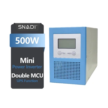 SANDI Nízka Frekvencia 500W 12V/24VDC Off Grid Čistá Sínusová Vlna Mini Solárny Invertor Napájanie Solárne Invertory