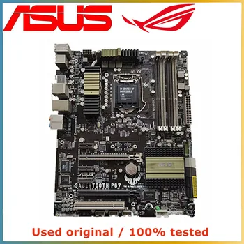 Pre ASUS SaberTooth P67 (č shell) základná Doska LGA 1155 DDR3 Pre Intel P67 P8P67 Ploche Doske na SATA III PCI-E X16 3.0
