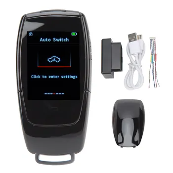 LCD Displej Inteligentný Kľúč Auto príveskom, Dlhý Pohotovostný Čas na Jeden Kliknite na tlačidlo Štart Auto