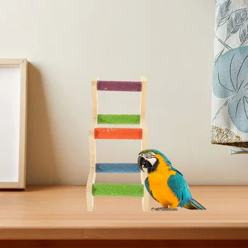 Hračky Papagáj Lezenie Playthings Vták Rebríky Príslušenstvo Drevené Brúsenie Pazúr Klietky