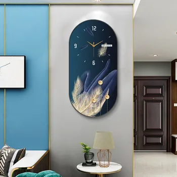Moderné luxusné nástenné hodiny obývacia izba domácnosti módne reštaurácia dekoratívne maľby kreatívne nástenné závesné tichý hodiny