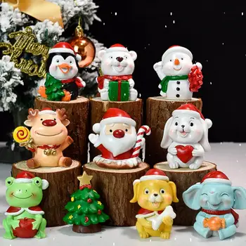 2023 Šťastný Nový Rok Vianočné Ozdoby DIY Vianočný Darček Snehuliak, Vianočný Strom Zviera Prívesok Bábika Závesné Dekorácie
