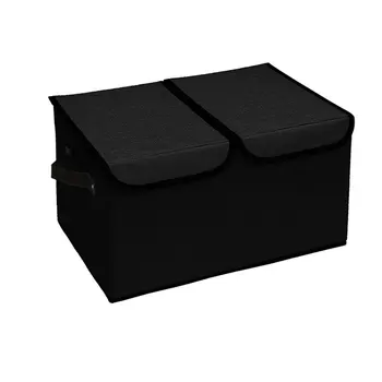 Jul2502 Bavlny A Plátna Dual Kryt Oblečenie Dokončovacie Box Skladací Úložný Box