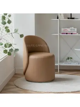 Make-up stolice kožené toaletný stolček na nechty, stoličky INY spálňa svetlo luxusné minimalistický späť stolice domácnosti make-up stoličky Internet