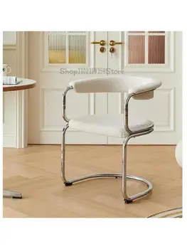 Autor svetlo luxusné retro jedálenské stoličky toaletný stolík čisté červené make-up stoličky jednoduché domácnosti, jedálenské stoličky