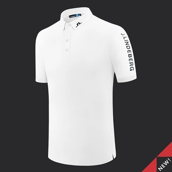 J Golf Krátky Rukáv T pánske Letné Pohodlné Športové tričko Polo Tričko Golfové Oblečenie pánske Rýchle Sušenie Jersey #2302