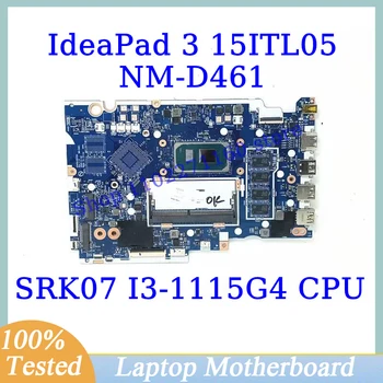HS45A/HS55A NM-D461 Pre Lenovo IdeaPad 3 15ITL05 S SRK07 I3-1115G4 CPU Doske 5B21B84475 Notebook Doske 4 GB 100%Testované