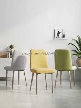 Nordic jedálenské stoličky jednoduchý moderný jedálenský stôl stoličky domov jednoduchý štúdia ubytovni stôl stolček operadlo spálňa štúdia