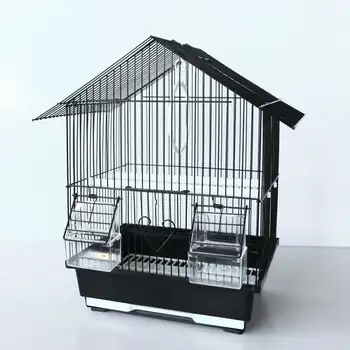 Dom v Štýle Black Bird Cage Jednoduché čistenie
