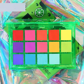 15 Farieb Šťavy Šampanské Farebné Očné Tiene Doska Zelené Očné Tiene Multicolor Hrať Make-Up Rainbow Make-Up