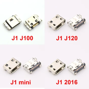 10pcs Micro Mini USB, Jack Zásuvka Konektor Nabíjacieho Portu Pre Samsung I739 I9128v I759 I9128 J1 Mini J3 J300 J4 J400 J5 J500