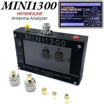 MINI1300 HF/VHF/UHF Anténa Analyzer 4.3