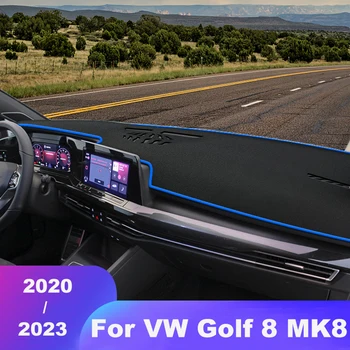 Auto Tabuli slnečník Mat Nástroj Stôl Kryt protišmyková Podložka Pre Volkswagen VW Golf 8 MK8 2020 2021 2022 2023 Príslušenstvo