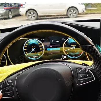 2015-2018 Najnovšie Originálne Auto Digitálne Klastrov Nástrojom Pre Benz W205 LCD Speed Meter Panel
