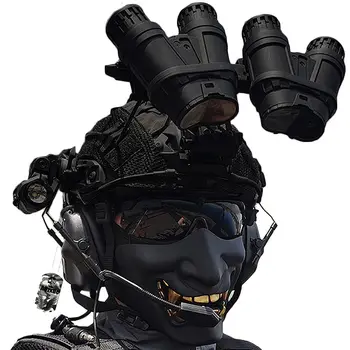 Taktická Prilba Sady, Vonkajšie zariadenia s Vojenskými Headset & Ďalekohľady & ochranné Okuliare, Ťažké Mužov Celý Set Paintball Ochranné