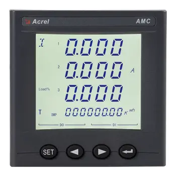 Acrel AMC96L-E4/KC RS485 4DI2DO 3*57.7/100V Digitálny LCD Kwh Energie Meter 3 Fázové Napájanie Analyzátora pre Rozvodne