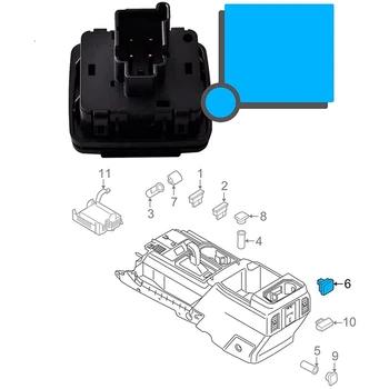 FL3Z-19N236-A AUX Audio Rozhranie USB Rozhranie Častí Vozidla, Komponentu Pre 2015-2016 Ford F150
