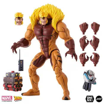 Mondo Marvel X-Men: Animovaný Seriál - Sabretooth 1/6 Rozsahu Akčné Figúrky Toy Model Darček Zberateľstvo Nový, Originálny 13 Palcov