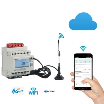 Smart Wifi Meter Fáze Elektrické Využitie Energie Meter S Lcd Displej