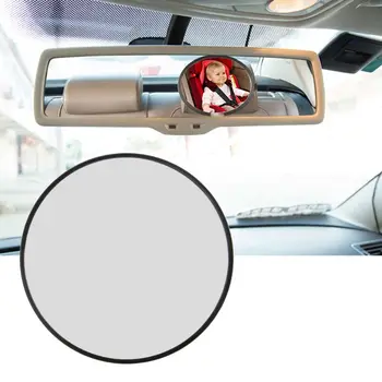 Auto opierky hlavy Mount Dieťa Mirrior Nerozbitné Okrúhle Zrkadlo pre Bezpečnosť detí GTWS