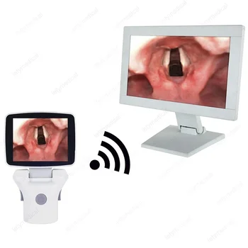 Pôvodné cena Anestézii laryngoscope Jednorazové žiletky video laryngoscope s 3 palcový displej pre dýchacích ciest intubácie CE ISO