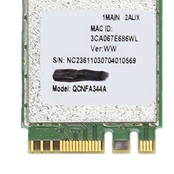 NGFF Karty WiFi 2.4 G 5G Dual Band M. 2 Sieťový Modul Karty 1200Mbps Gigabit 802.11 AC pre PC