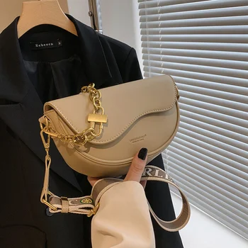Sedlo malý vak sučka nika dizajn 2023 nový kórejský reťazca taška cez rameno módne podpazušia zahraničných štýl crossbody taška