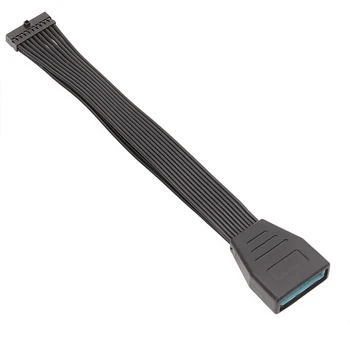 1Pcs Doske Doske USB 3.0, 20 Pin Samica na USB 3.0, 20 Pin Male Predlžovací Kábel-15 cm