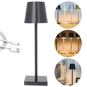 Huby Lampa Bezdrôtový Prenosné Dobíjacie Stolové Lampy Pre Obývacej Izby, Spálne, Reštaurácie, Nočné Hotel Bar Dekor Dest Svetlá