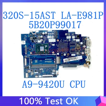 CAUSC SD/LA-E981P Pre Lenovo Doske Ideapad 320S-15AST Notebook Doske 5B20P99017 S A9-9420 CPU DDR4 100% Plnej Testované