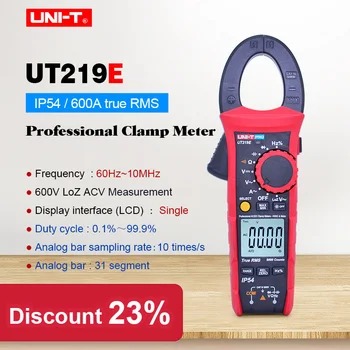 UT219E priemyselné Svorka Meter;True RMS Digitálny Multimeter AC DC napätie DC prúd Ohm meter;frekvenčná/LoZ ACV/Diód, test