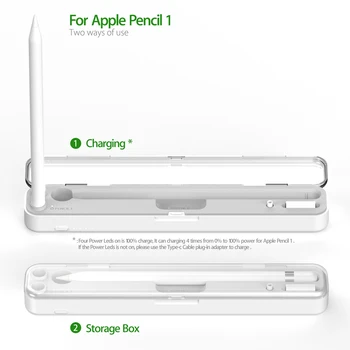 Pre Apple Ceruzka 2 1 Magnetické Bezdrôtovú Nabíjačku puzdro pre iPad Ceruzka Držiak pre iPad Vzduchu 4 5 Pro 11 12.9 Mini 6 Stylus Pen Prípade