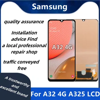 100% Testované Na Samsung Galaxy A32 4G A325 A325F SM-A325M SM-A325F/DS LCD Displej Dotykový Displej Digitalizátorom. Montáž Náhradné