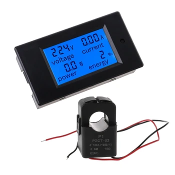 67JE LCD Displej Digitálny Multimeter Ammeter Voltmeter Prúdu Energie s Rozdeliť na Priemyselné Domov