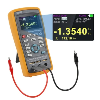 LCR Meter Presnosť 0,3% Na Ručné Kapacita Meter S 2.8 Palcový TFT LCD Displej Indukčnosti Meter Otvorený Odpor Tester