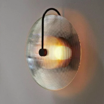 Moderné Led Nástenné Svietidlo Tvorivé Prúžok Sklo Severské Zlato Osvetlenie Zariadenie Obývacej Kúpeľňa Posteli Spálne Dekorácie Sconce Svetlá