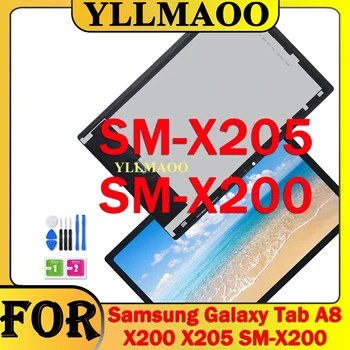 Originálne LCD displej Pre Samsung Galaxy Tab A8 10.5 2021 SM-X200 SM-X205 X200 X205 X205C LCD Displej +Dotykový Displej Digitalizátorom. Montáž