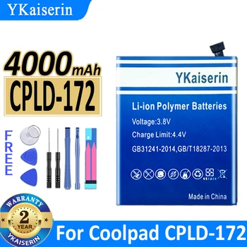 4000mAh YKaiserin Batérie CPLD-172 Pre Coolpad CPLD172 Mobilného Telefónu, Batérie