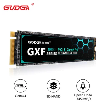 GUDGA SSD 512 gb diskom 1 tb PCIe Gen 4.0X4 NVMe M. 2 SSD 7000 mb/s 2TB 4TB M. 2 (Solid State Drive) 2280 Interné SSD Pre PS5 pracovnej Plochy Notebooku