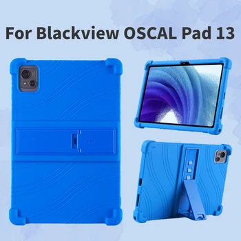Prípad pre Blackview OSCAL Pad 13 Tablet 10.1 Kryt OscalPad 4 Shockproof Airbagy Mäkké Silikónové Ajustable Stojan